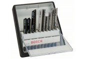 BOSCH 10dílná sada pílových listov Robust Line Top Expert, so stopkou T, 2607010574