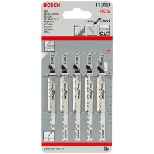 Bosch Pílové listy do priamočiarej píly T 101 D, 100 mm 5 ks, 2608630032