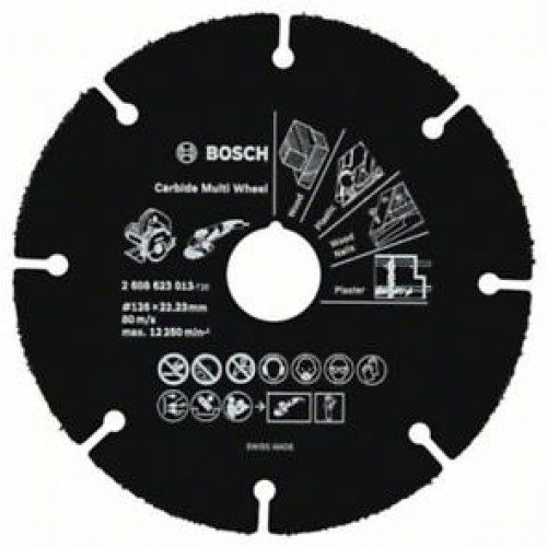 BOSCH Multi Wheel Rozbrusovací kotúč z tvrdokovu, 125 mm, 2608623013