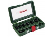 BOSCH súprava fréz- 8 mm stopka, 12 ks, 2607019466