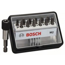 BOSCH 12+1 dielna sada skrutkovacích bitov Robust Line, M Extra-Hart 2607002564