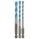 Bosch HEX-9 Multi Construction, Vrtáky viacúčelové 3-dielna súprava, 2608589529