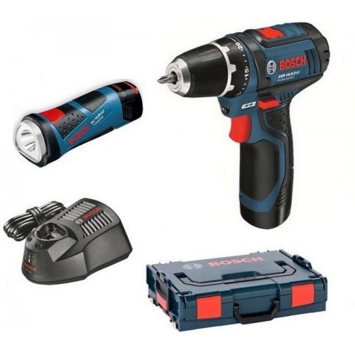 BOSCH GSR 12V-15 Vŕtacie skrutkovač + svietidlo GLI 12V-80, 0615990FZ9 BOSCH GSR 12V-15 Vŕtacie skrutkovač + svietidlo GLI 12V-80, 0615990FZ9