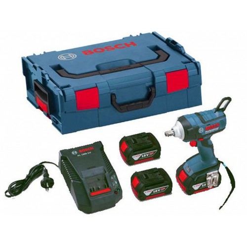 BOSCH GDS 18 V-EC rázový uťahovák, L-BOXX, 2x 5,0 Ah akumulátor, 06019D8104 BOSCH GDS 18 V-EC rázový uťahovák, L-BOXX, 2x 5,0 Ah akumulátor, 06019D8104
