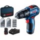 BOSCH GSB 12V-30 PROFESSIONAL Akumulátorový kombinovaný skrutkovač, 12V 2x2.0Ah 06019G9101