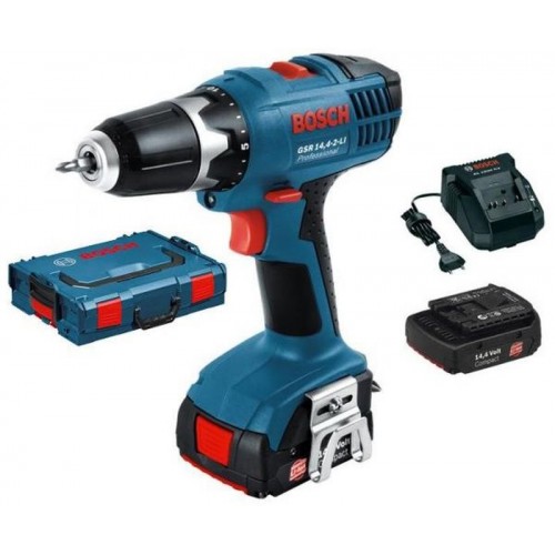 BOSCH GSR 14,4-2-LI Plus Professional aku vŕtačka 2x2Ah Li-Ion kufor, 06019E6020 BOSCH GSR 14,4-2-LI Plus Professional aku vŕtačka 2x2Ah Li-Ion kufor, 06019E6020