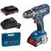 BOSCH GSR 18-2-LI Plus Professional aku vŕtačka 2x4Ah Li-Ion L-BOXX, 06019E6121