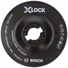 BOSCH Opěrný talíř systému X-LOCK, 125 mm, hrubý 2608601716