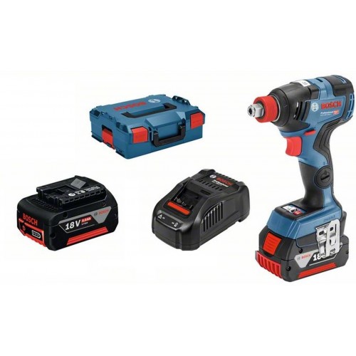 BOSCH GDX 18V-200 C Akumulátorový rázový skrutkovač + 2x GBA 18V 5.0Ah 06019G4201