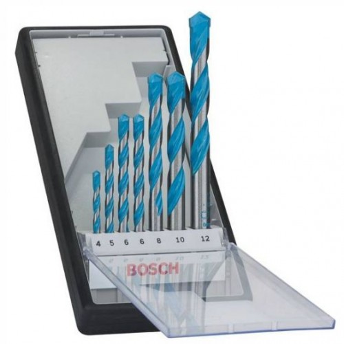 BOSCH 7dielna sada viacúčelových vrtákov Robust Line CYL-9 Multi Construction 2607010543