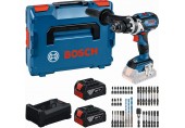 BOSCH GSB 18V-110 C PROFESSIONAL Súprava náradia, 2× 5,0 Ah + GAL + sada bitov 0615A500E0