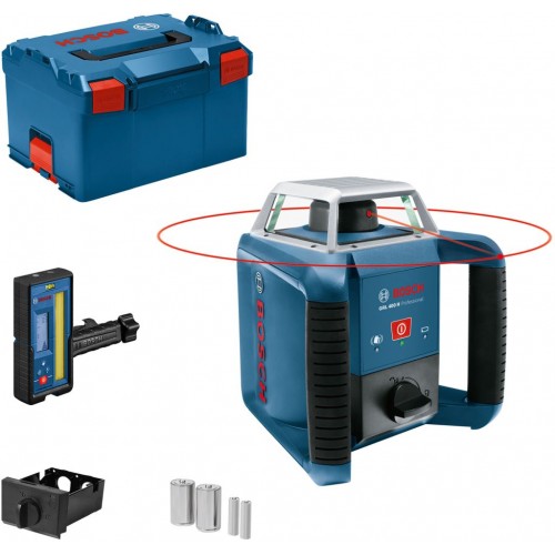 BOSCH GRL 400 H Rotačný laser + LR 45, L-BOXX 238 0601061805