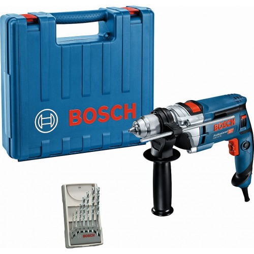 BOSCH GSB 16 RE PROFESSIONAL Príklepová vŕtačka + súprava vrtákov do muriva 060114E501