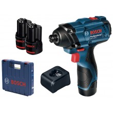 BOSCH GDR 120-LI PROFESSIONAL Aku rázový uťahovák 12V, 2,0 Ah, v kufri, 06019F0001