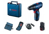 BOSCH GSR 120-LI Aku vŕtací skrutkovač 2x 12V 2.0Ah + 23-dielna sada bitov 06019G8002
