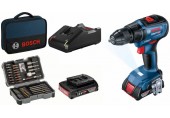 BOSCH Sada GSR 18V-50 + 2x 2,0Ah + GAL 18V-20 + 43ks príslušenstva 06019H5004