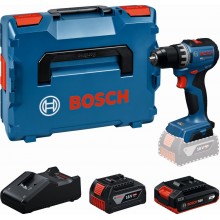 BOSCH GSR18V-52 PROFESSIONAL Aku vŕtací skrutkovač, 1 x 2,0Ah +1 x 4,0Ah,L-BOXX 06019S0024