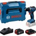 BOSCH GSR18V-52 PROFESSIONAL Aku vŕtací skrutkovač, 1 x 2,0Ah +1 x 4,0Ah,L-BOXX 06019S0024
