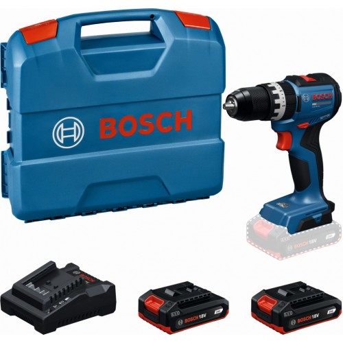 BOSCH GSB18V-52 PROFESSIONAL Aku příklepový uťahovač, 2x 2,0Ah, L-Case 06019S0123