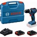 BOSCH GSB18V-52 PROFESSIONAL Aku příklepový uťahovač, 2x 2,0Ah, L-Case 06019S0123