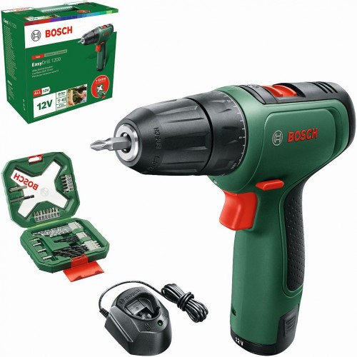 BOSCH EasyDrill 1200 Akumulátorový vŕtací skrutkovač, 1x 1.5Ah 06039D300A BOSCH EasyDrill 1200 Akumulátorový vŕtací skrutkovač, 1x 1.5Ah 06039D300A