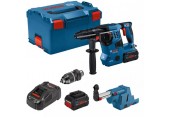 BOSCH GBH 18V-28 CF Vŕtacie kladivo SDS-Plus, GDE 18V-16, L-BOXX, 2x 8.0Ah 0611921003