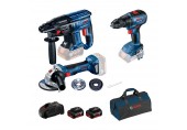 BOSCH Kombinovaná súprava: GBH 180-LI + GSR 18V-50 + GWS 180-LI 0615990M32