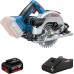 BOSCH GKS 18V-57 Akumulátorová okružná píla + GBA 18V 4.0Ah + GAL 18V-40 0615990M42