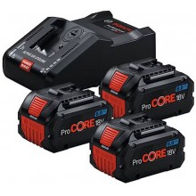BOSCH Štartovacia sada 3x PC18V 8,0 Ah + GAL 18V-160 0615A5004Y