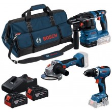 BOSCH Súprava náradia PROFESSIONAL GSB + GBH + GWS + 3× 5,0 Ah 0615A500AH