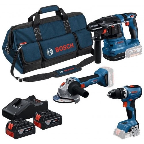 BOSCH Súprava náradia PROFESSIONAL GSB + GBH + GWS + 3× 5,0 Ah 0615A500AH BOSCH Súprava náradia PROFESSIONAL GSB + GBH + GWS + 3× 5,0 Ah 0615A500AH