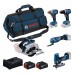 BOSCH Súprava náradia PROFESSIONAL GSR + GDX + GKS + GOP + GST + 2× 5,0 Ah 0615A500BV