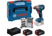 BOSCH Súprava náradia PROFESSIONAL GDX 18V-285+2×GBA 5.0Ah+31-dielna sada bitov 0615A500DY