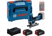 BOSCH Súprava náradia PROFESSIONAL GST 18V-125 S +2×5.0Ah sada pílových plátkov 0615A500E5