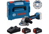BOSCH GWS 18V-8 PROFESSIONAL Súprava náradia 2× GBA 4.0Ah + kotúč + L-BOXX 0615A500E7