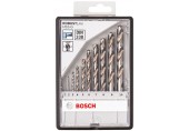 BOSCH 10-dielna súprava vrtákov do kovu HSS-G Robust Line, 135°, 1 – 10 mm 2607010535