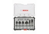BOSCH Sada frézovacích bitov, zarovnávanie a zaobľovanie, 8 mm driek 2607017469