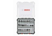 BOSCH Sada frézovacích bitov, 30 ks, zmiešané, 8 mm driek 2607017475