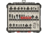 BOSCH Sada frézovacích bitov, 30 ks, zmiešané, 1/4" driek 2607017476