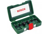 BOSCH 6-dielna súprava TC fréz (6 mm stopka) 2607019464