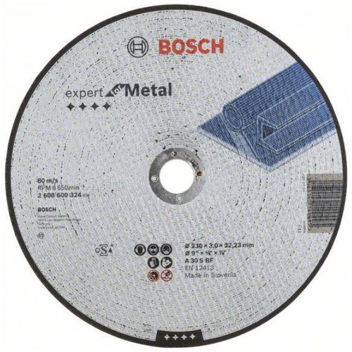 BOSCH Expert for Metal Rovný rezací kotúč 230 x 22,23mm 2608600324