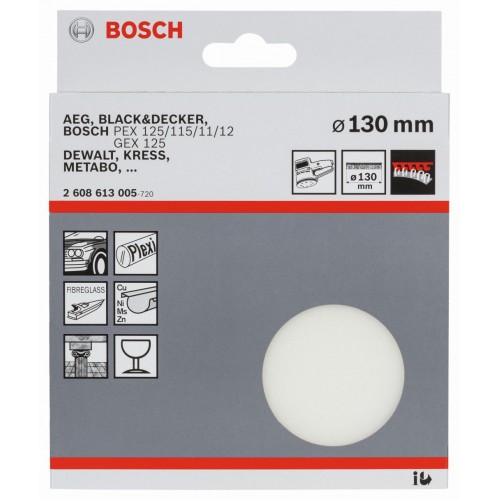 BOSCH Leštiaca špongia 130 mm 2608613005 BOSCH Leštiaca špongia 130 mm 2608613005