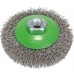 BOSCH Kužeľová kefa, zvlnený drôt, 100, nerezová oceľ 100 mm, 0,35 mm, M14 2608622108