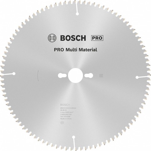 BOSCH Kotúč PRO Multi Material pre okružné píly, 300 × 3,2 × 30 mm 2608640518