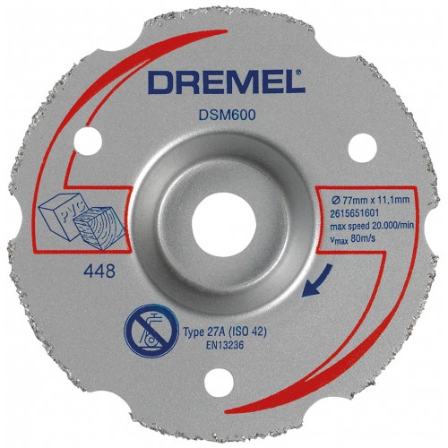 Dremel DSM20 Viacúčelový karbidový rezný kotúč 77 mm 2615S600JB