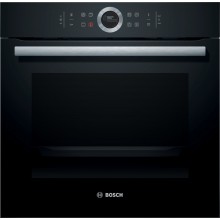 BOSCH Séria 8 Zabudovateľná rúra na pečenie 60 x 60 cm čierna HBG675BB1