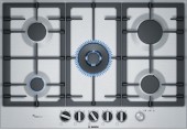 Bosch Séria 6 Plynová varná doska 75 cm antikoro PCQ7A5M90