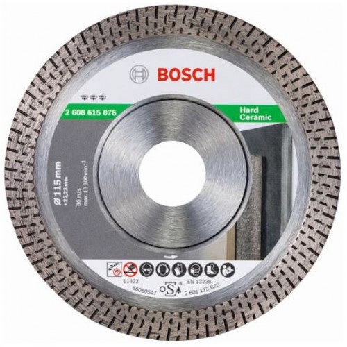BOSCH Diamantový deliaci kotúč Best for Hard Ceramic 125 mm 2608615077