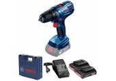 BOSCH GSR 180-LI PROFESSIONAL Akumulátorový vŕtací skrutkovač, 18V, 2x 2.0Ah 06019F8109