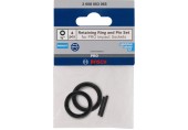 BOSCH Sada poistného krúžka a kolíka pre nástrčný kľúč PRO Impact Socket, 3/8", 4 ks